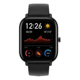 Smartwatch Amazfit Fashion Gts 1.65  Caja De  Aleación De Aluminio Y Polímero Negra, Malla  Obsidian Black De  Silicona A1914