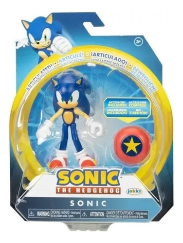 Muñeco Sonic Original Articulado - 10 Cm