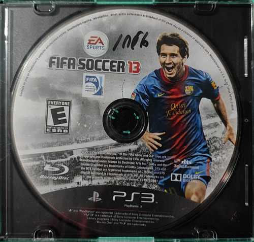 Ps3 - Fifa Soccer 13 - Solo Cd Original R