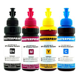 Tinta Compatível Impressora Hp Vivera Bulk Ink 4 Cores Refil Tinta Preto - Ciano - Magenta - Yellow