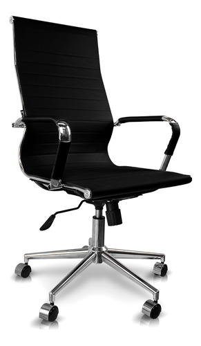 1 Cadeira Presidente Giratória Esteirinha Charles Eames