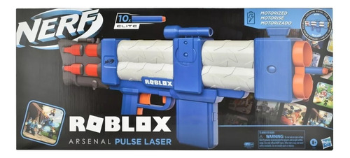 Nerf Roblox Arsenal Pulse Laser Motorizado 10 Dardos Hasbro