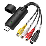 Tarjeta De Audio Usb 2.0 Av Tv Captura Pc Tarjeta Adaptador