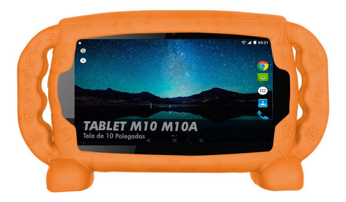 Capa Infantil Tablet Multilaser Capinha M10 M10a 3g 4g 10 