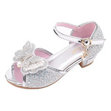 Zapatos De Princesa Para Niñas Sandalias Con Lazo De Perlas