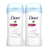 Desodorante Sólido Dove Original Clean - 2 Unidades - Eua Fragrância Powder