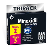 Oferta Minoxidil Mk Forte 5% Pague 2 Lleve 3 Und