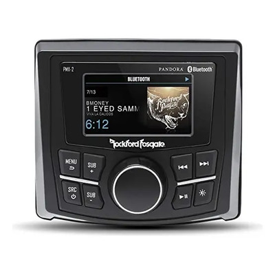 Radio Marino Rockford Fosgate PMX-2 Bluetooth USB Resistente al Agua | Meses sin interés