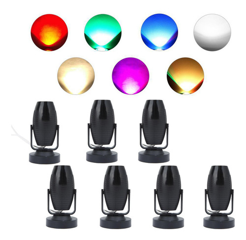 Lámpara De Escenario Rítmica 1w Ac85-265v - 7 Colores