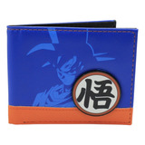 Cartera Silueta Goku  - Logo Metálico - Dragon Ball Anime