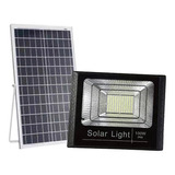 Refletor Holofote Led Solar Externo 100w C/ Controle