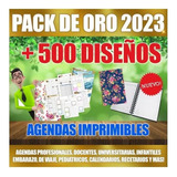 Kit Imprimible +20 Agendas 2022 Editables Pdf A4, A5, Carta