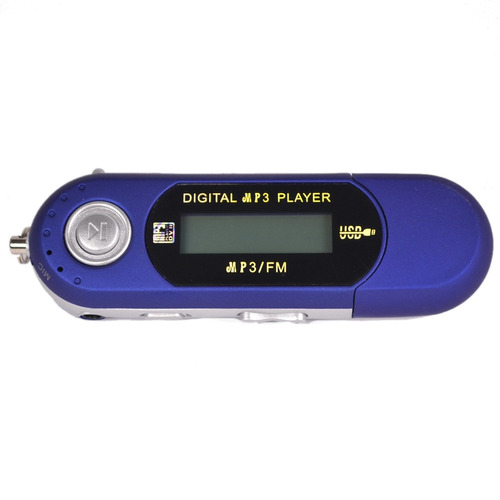 Usb 2.0 Mp3 Mp4 Media Music Rideo Player Com Rádio Fm 8gb