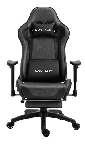 Silla Gamer Nokaxus Premium Con Vibrador Y Apoya Pies