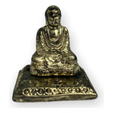 Buda Incensário Mini 3 Cm Metal Dourado - Meditação
