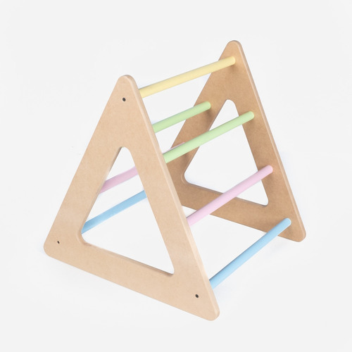 Triángulo Pikler Trepador Niños Arcoiris Montessori Juego 