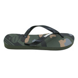 Ojota Havaianas Top Camuflada Verde Hombre Deporfan 