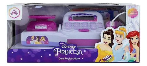 Caja Registradora Con Calculadora Princesas Licencia Disney