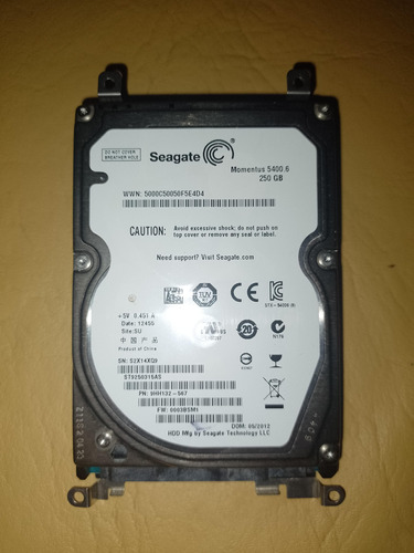 Disco Rigido Seagate 250gb