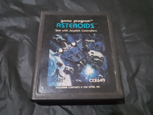 Atari 2600, Asteroid, Juego Original. Cx 2649 Ed. 1981