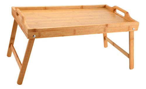 Mesa De Cama Plegable, Ligera, Bandeja De Madera