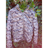 Campera Niños Con Corderito Importada Camuflada Poco Uso 