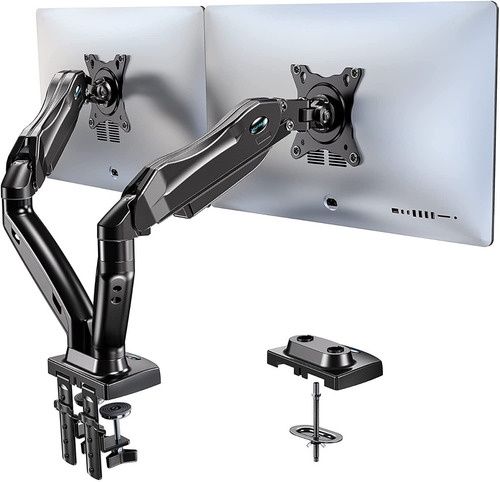 Soporte Doble Para Monitores O Pantallas Ajuste Hidráulico