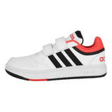 Zapatilla adidas Hoops 3.0 Niño Blanco