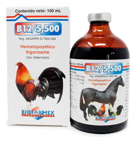 B12 5500 De 100 Ml Biofarmex 