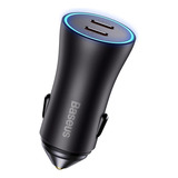 Cargador Celular Para Auto Doble Usb-c 40w 5a Carga Rápida 