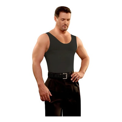 Camiseta Faja De Hombre Unica De Power Net Promocion 2 X 1 Color Negro Talla Xl 38 | Meses sin interés