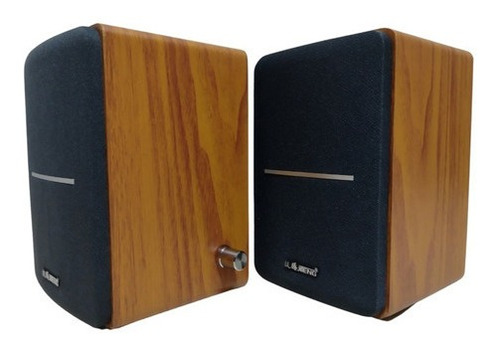 Parlantes 2.1 Altavoz Pc Computador Usb Plug 3.5mm Madera