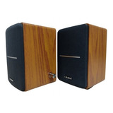 Parlantes 2.1 Altavoz Pc Computador Usb Plug 3.5mm Madera