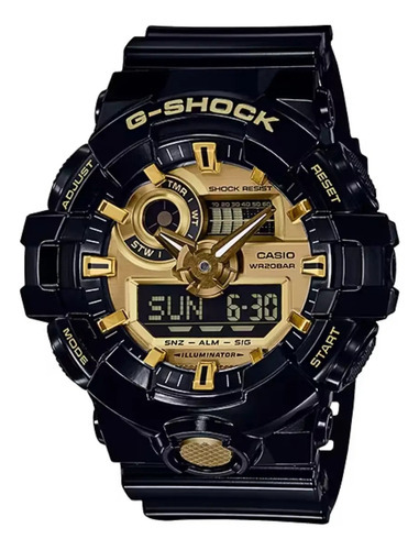 Reloj Casio G-shock Original Ga-710gb-1a Dig/ana Hombre Ts