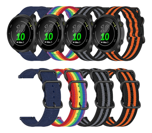 T 4 Correas De 20 Mm Y 22 Mm Para Garmin Amazfit Gtr Gts Bip