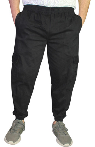 Pantalon Jogger Drill Tipo Cargo Para Caballero