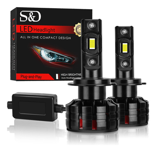 Kit De Luz Led H1, H3, H7, H8, H11, 9006, 9005, Para Coche,