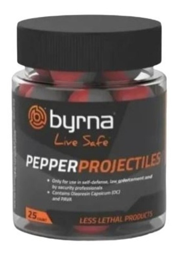 Proyectiles Byrna - Pimienta X 25 Unidades
