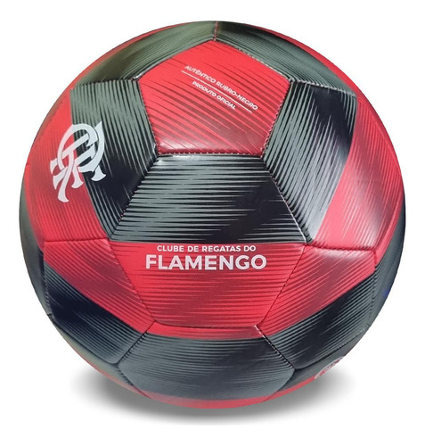 Bola Campo Oficial Flamengo Crf-cpo-10 410-420g Vermelho