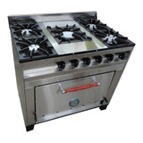 Cocina Industrial Eg 5h 94 Cm Acero Inox Pizzero Cc