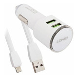 Cargador 2 Usb Auto 3.4a Ldnio Compatible Con iPhone Dl-c29