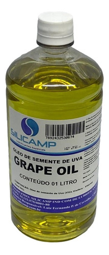 Oleo De Semente De Uva Vegetal Puro E Natural Grape Oil 1l