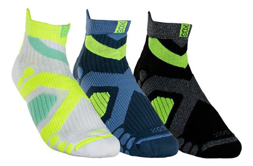 Medias Algodon Deportivas Running Fit Sox De211 Floresta