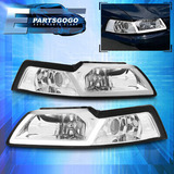 For 99-04 Ford Mustang Gt Svt Cobra Led Drl Clear Headli Aac