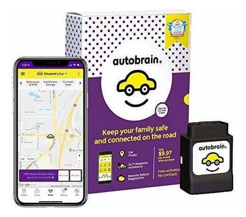 Autobrain Rastreador Gps Para Vehículos, Coches, Camiones