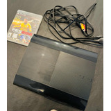 Play Station 3 Slim 250 Gb, Sin Joystick. + Cables + Juego