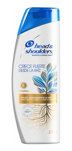 2 Pzs Head & Shoulders Shampoo Fuerza De Raiz 375ml