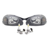 Juego Opticas Chevrolet Corsa 2009 2010 F/negro + Cree Led