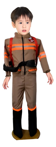 Disfraz Inspirado Cazafantasmas Ghostbuster Niño Incluye Mochila Niño Halloween Accesorio Dia De Muertos Personaje