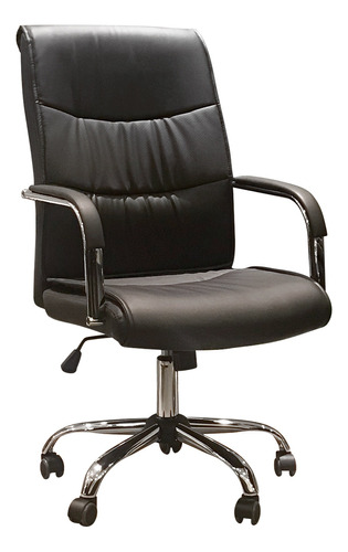 Sillón Ejecutivo Gerencial Cromado Oficina Pc F52 Tisera